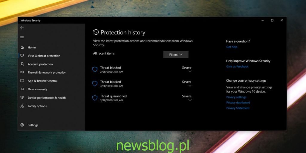 Jak zatrzymać program Windows Defender usuwający plik wykonywalny w