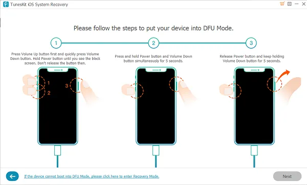 Odzyskiwanie systemu TunesKit iOS