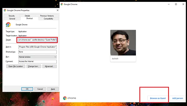Zawsze otwieraj tryb gościa Chrome
