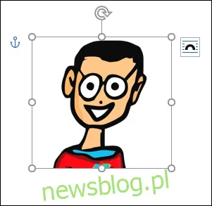 wybrany obraz w programie Word