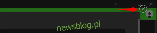Możliwość zamknięcia ustawień Razer