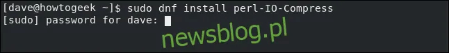zip polecenie instalacji dla Fedory