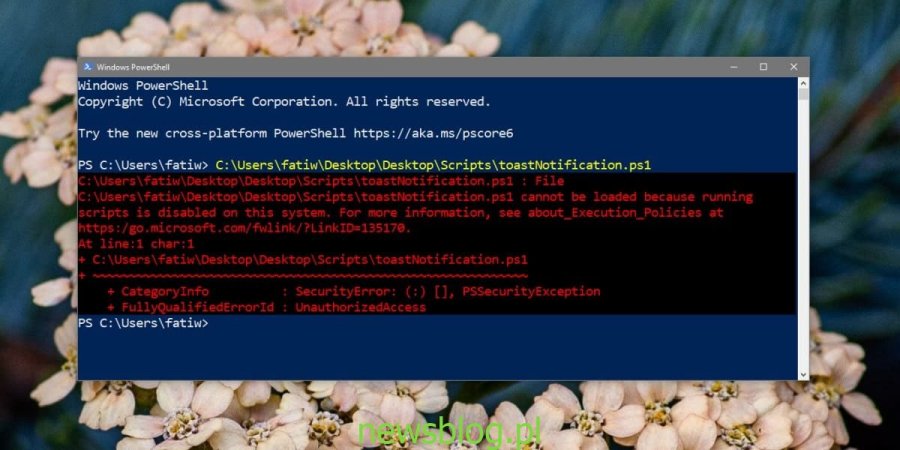 Jak naprawić „uruchamianie skryptów jest wyłączone w tym systemie” w programie PowerShell w systemie Windows 10