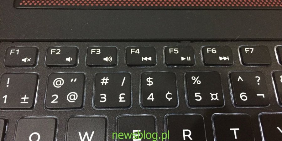 Jak rozpoznać symbole na klawiszach funkcyjnych na laptopie z systemem Windows 10