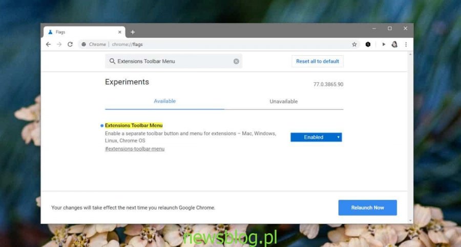 Jak włączyć nowe menu rozszerzeń Chrome