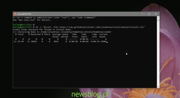 Jak zainstalować Homebrew na podsystemie Windows dla systemu Linux na Windows 10