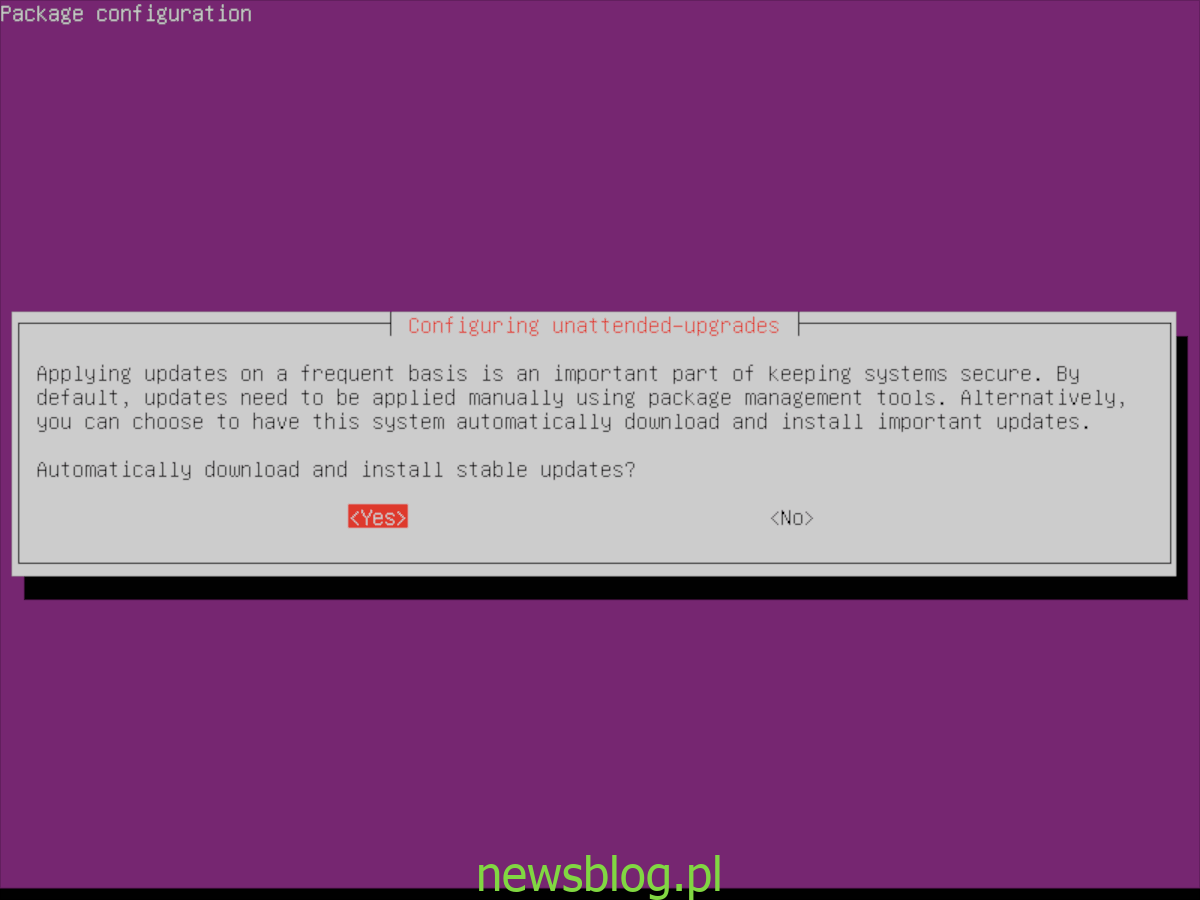 Jak zautomatyzować aktualizacje zabezpieczeń na serwerze Ubuntu