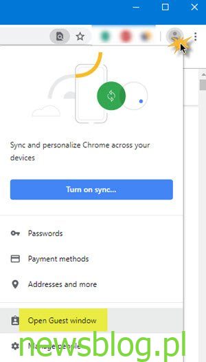 Jak zawsze otwierać Chrome w trybie gościa w systemie Windows 10