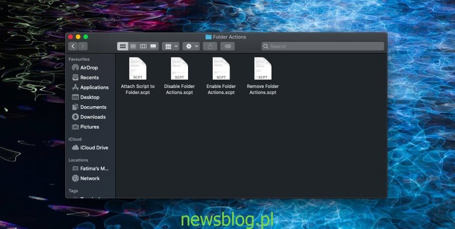 Jak usunąć akcję folderu w systemie macOS