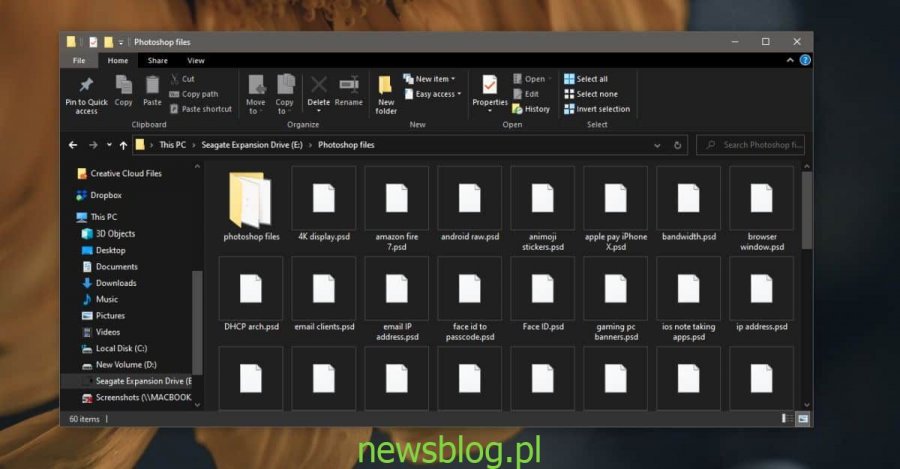 Jak włączyć podgląd miniatur dla nieobsługiwanych formatów obrazów w Eksploratorze plików w systemie Windows 10