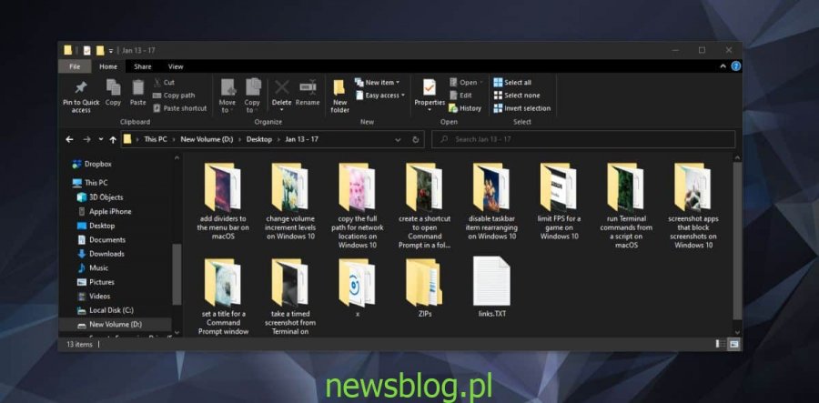 Jak usunąć pliki, ale zachować foldery w systemie Windows 10
