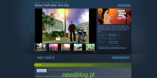 Jak grać w GTA: Vice City na Linuxie