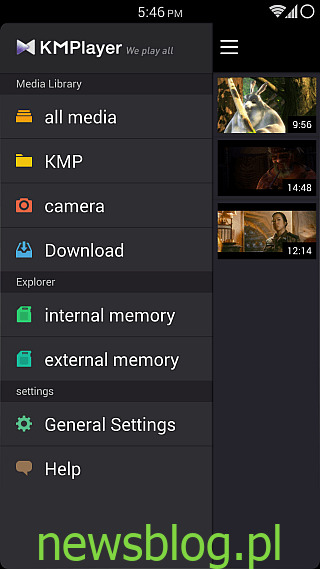 Popularny KMPlayer jest dostępny na Androida i iOS;  Działamy bezpośrednio