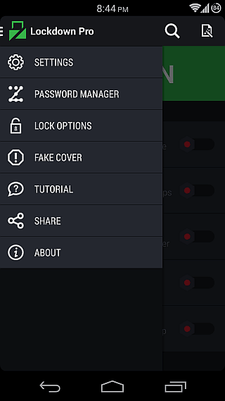 Lockdown Pro dla Androida 05