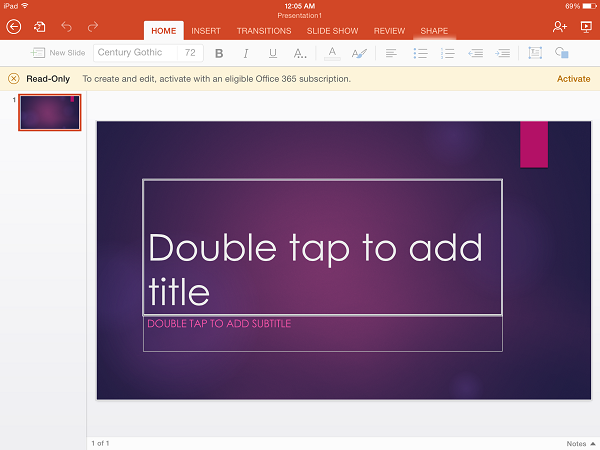 Microsoft PowerPoint dla iPada (1)