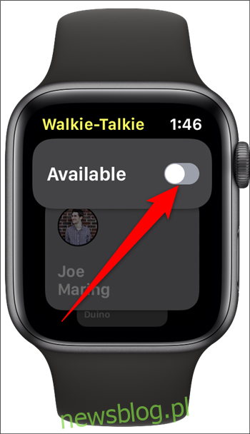 Apple Watch Walkie Talkie Wyłącz