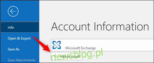 Jak skonfigurować konto POP3 lub IMAP w programie Microsoft Outlook