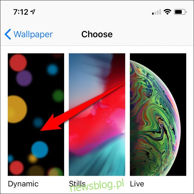 Opcje Apple iPhone Wallpaper