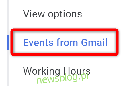 Kalendarz Google Wybierz Wydarzenia z Gmaila