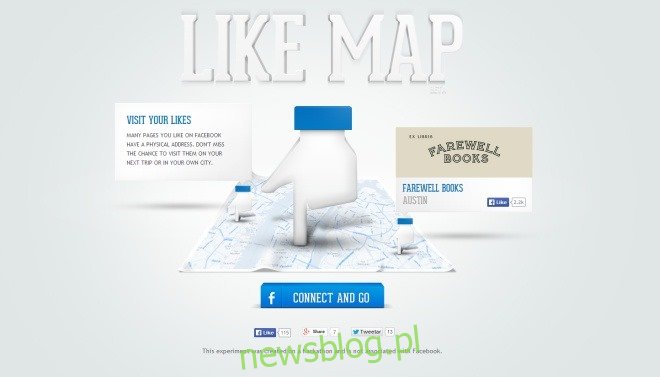 Przeszukuj strony na Facebooku, które lubisz, i miej fizyczny adres na mapie
