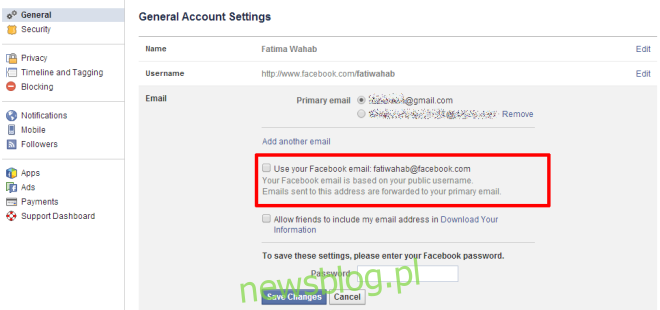 Wyłącz swój adres e-mail na Facebooku i unikaj spamu