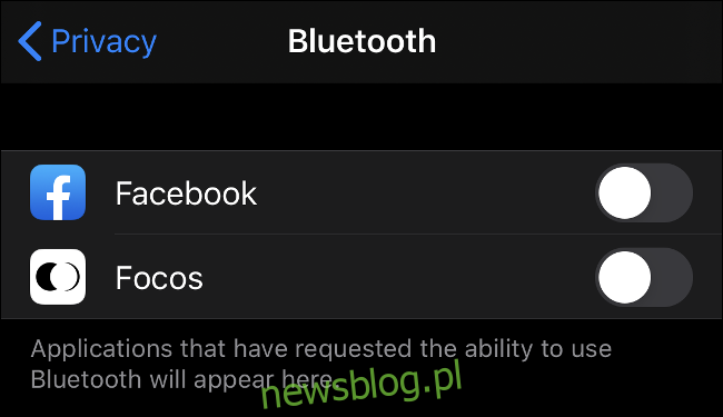Nowe uprawnienia Bluetooth w iOS 13