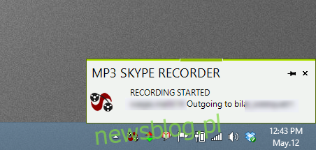 Nagrywaj Rozmowy Skype_ Rozmowy głosowe_Started