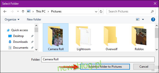 Dodaj folder do zdjęć