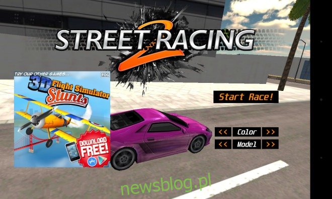 Street Racing 2_Menu główne