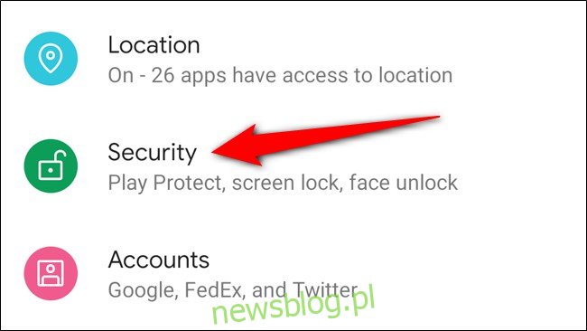 Google Pixel 4 Dotknij Bezpieczeństwo