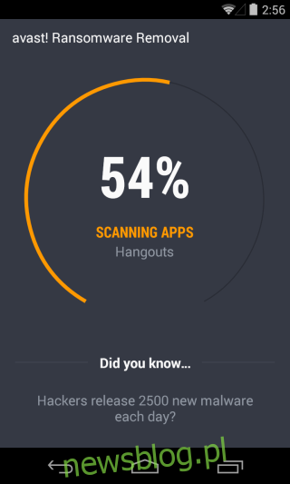 Usuwanie ransomware avast_54 procent