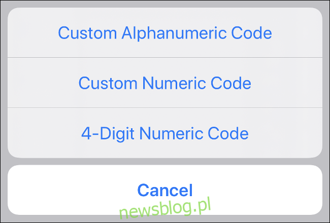 Utwórz alfanumeryczny kod dostępu, aby odblokować iPhone'a