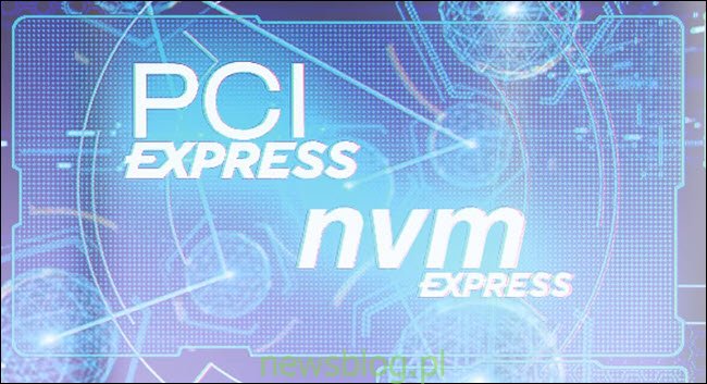 Logo PCI Express i NVM express