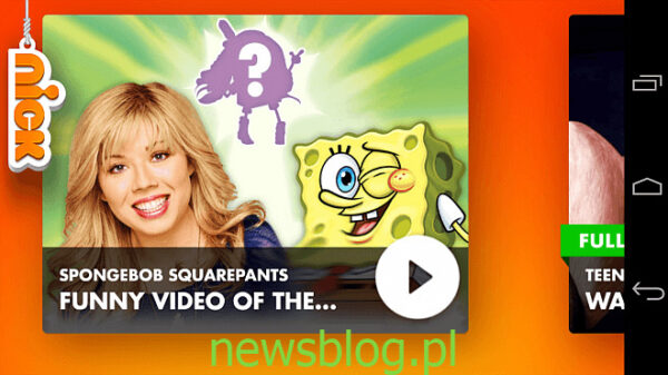 Ciesz się treściami Nickelodeon na Androida dzięki oficjalnej aplikacji Nick
