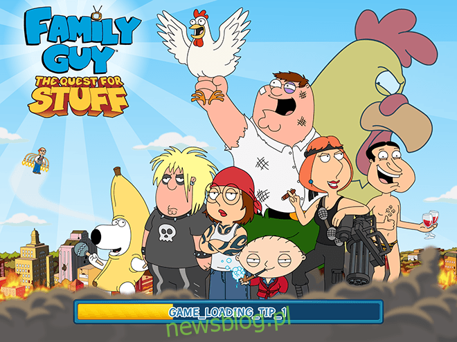 Family Guy QfS - ekran ładowania