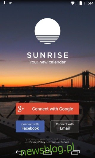 Sunrise Calendar_Connect