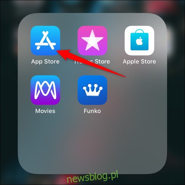 Apple iPhone Stuknij w App Store