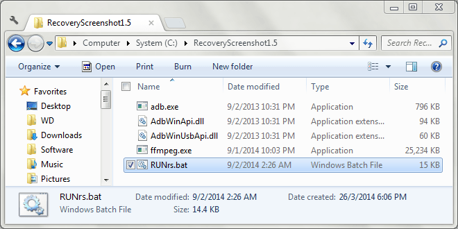 Zrzut ekranu odzyskiwania systemu Android dla systemu Windows 01
