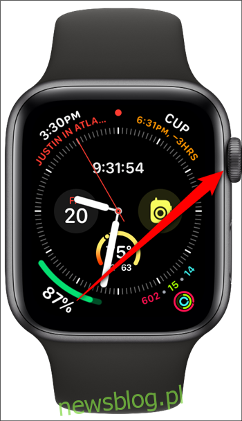 Apple Watch Kliknij Digital Crown