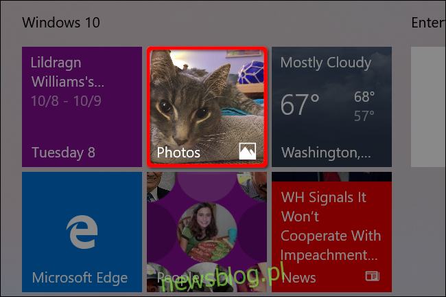 Windows 10 Wybierz aplikację Zdjęcia