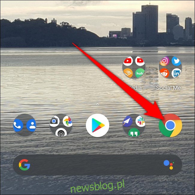 Aplikacja Chrome na Androida Kliknij