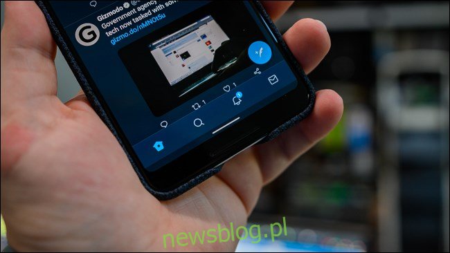 Pasek nawigacji gestami Androida 10