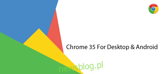 Nowe funkcje w Chrome 35 na komputery stacjonarne i Androida