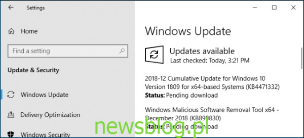 Teraz system Windows 10 ma aktualizacje C, B i D.  Co to jest Microsoft dla palących?