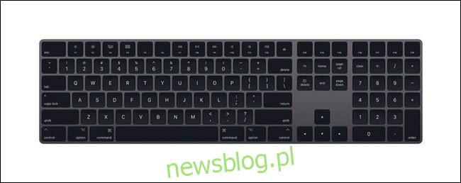 Klawiatura Apple Magic Keyboard 2 z klawiaturą numeryczną.
