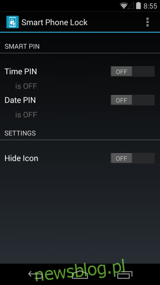 PIN blokady smartfona