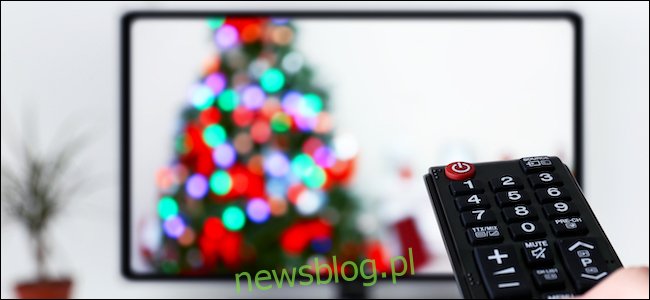 Film świąteczny przesyłany strumieniowo na telewizor