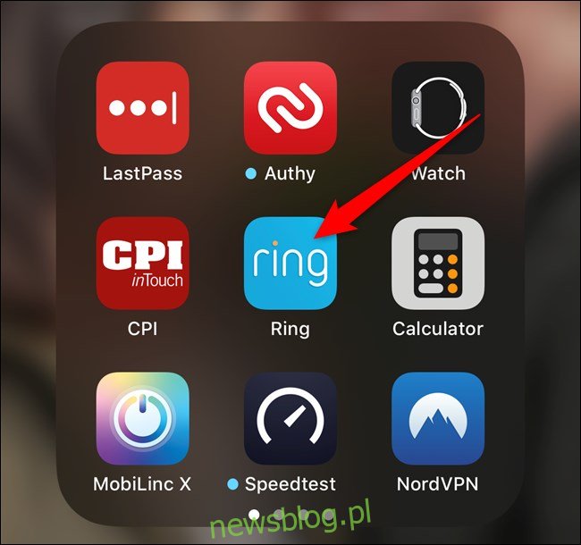 Ring Mobile App Otwórz aplikację