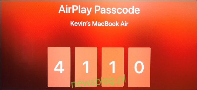 AirPlay Passcode Apple TV