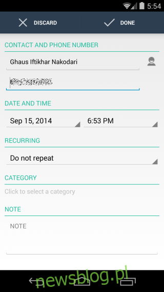 Call Planner to aplikacja, która planuje połączenia telefoniczne z przypomnieniami [Android]